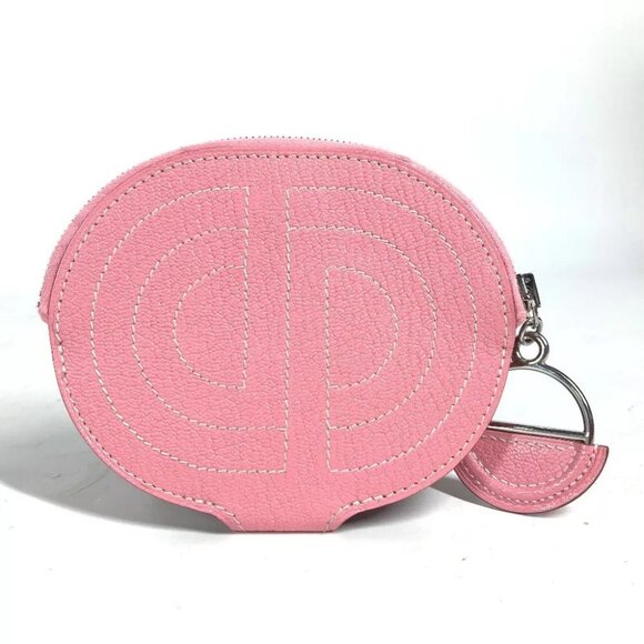 ERMES In the loop Wallet Coin Compartment coin purse Chevre Rose Confetti pink - Picture 2 of 13